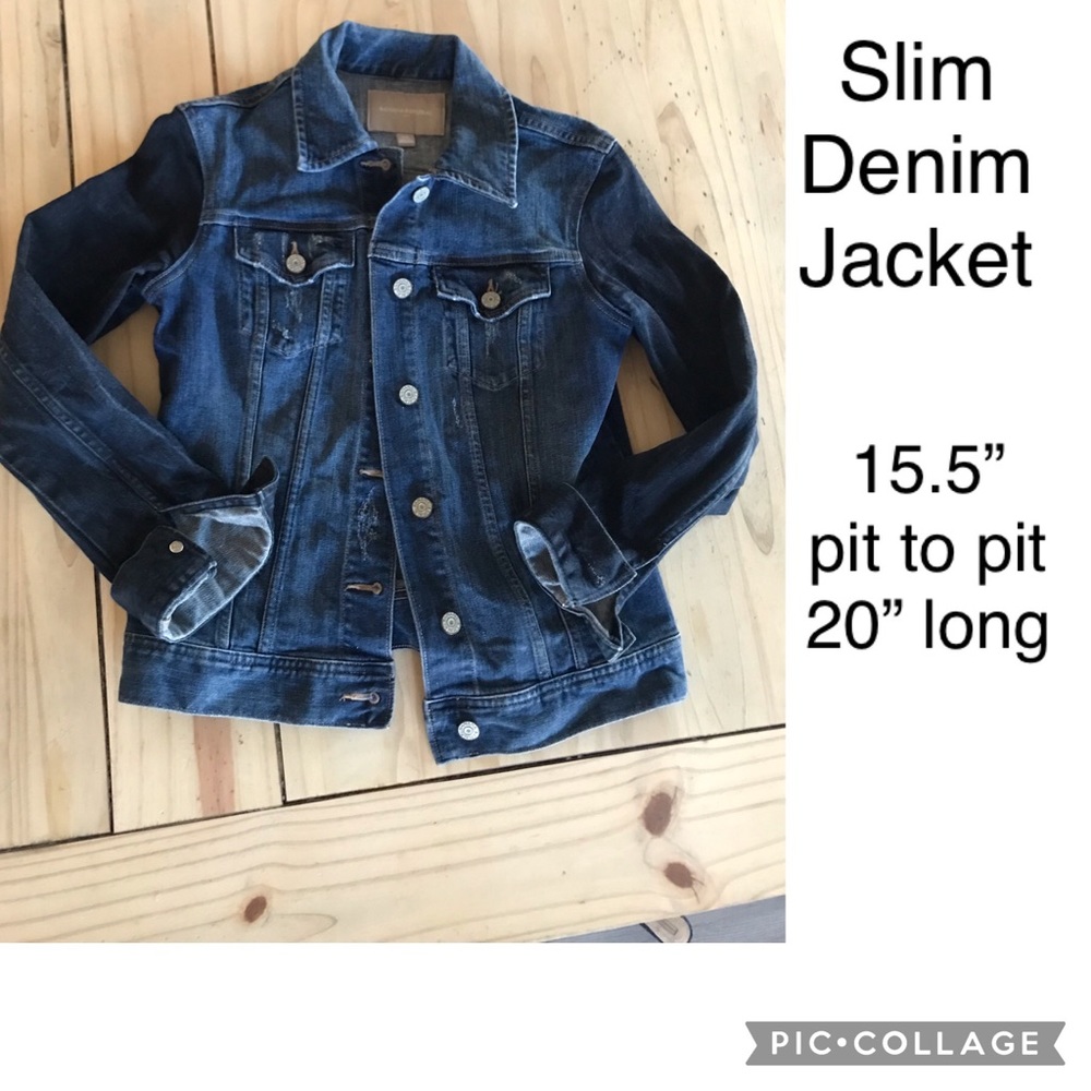 Slim Fit Denim Jacket Like New